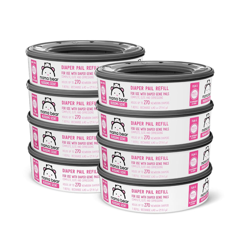 Marca Amazon - Recargas de cubo de pañales Mama Bear con aroma a fl...