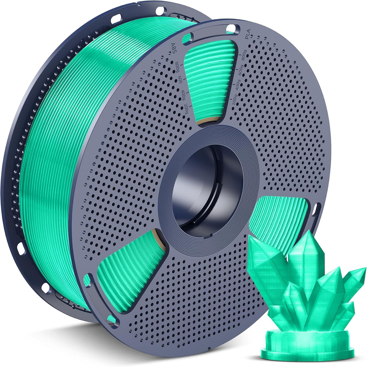 SUNLU PLA - Filamento para impresora 3D, hielo menta transparente,...