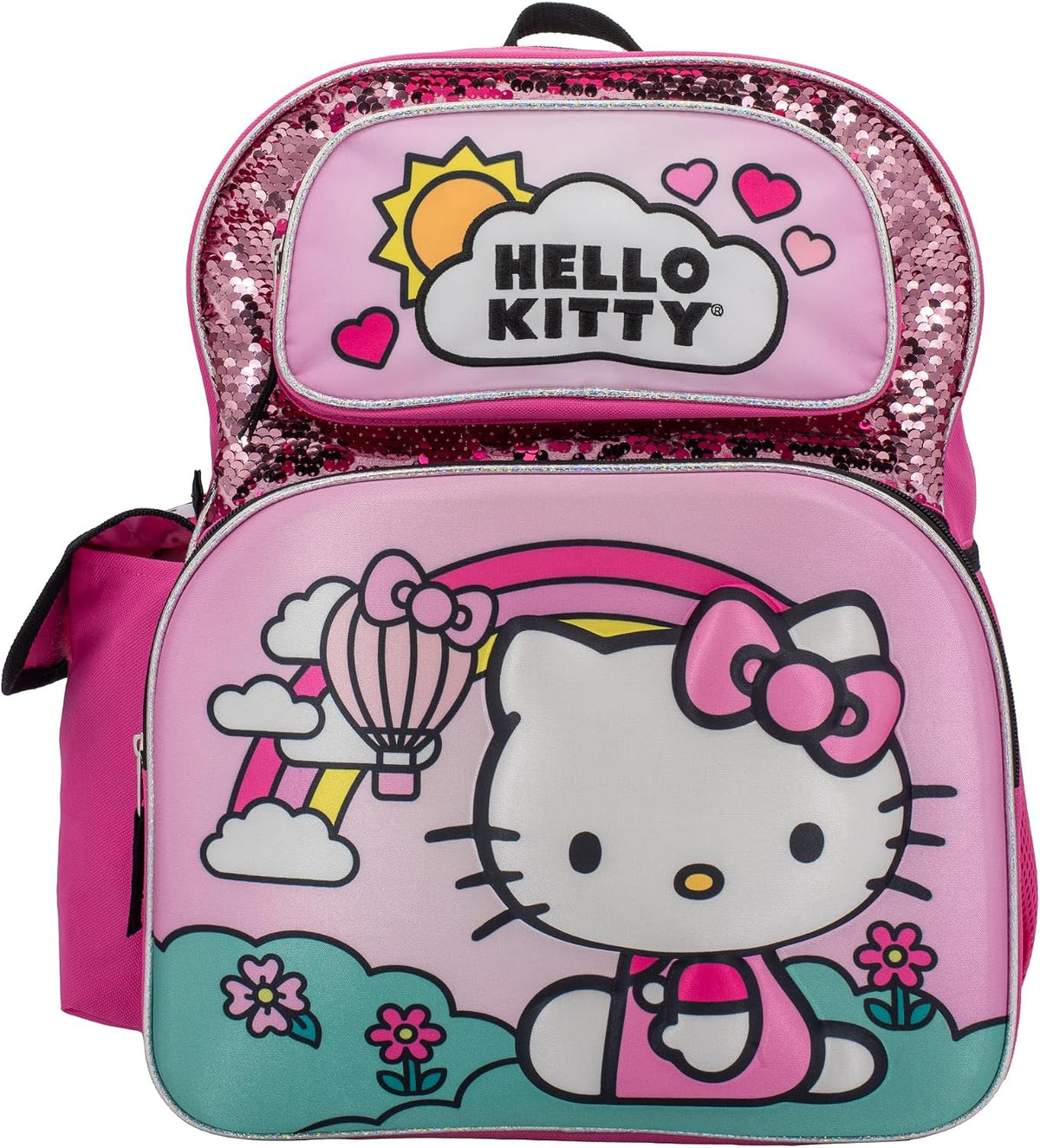 AI ACCESSORY INNOVATIONS Mochila para niños, Hello Kitty rosa, Gran...
