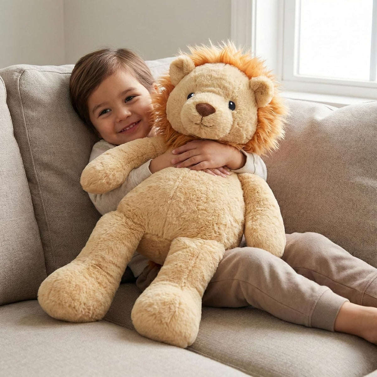 WEIGEDU Animal de peluche aderezable para ropa de niños de 3 a 6 me...