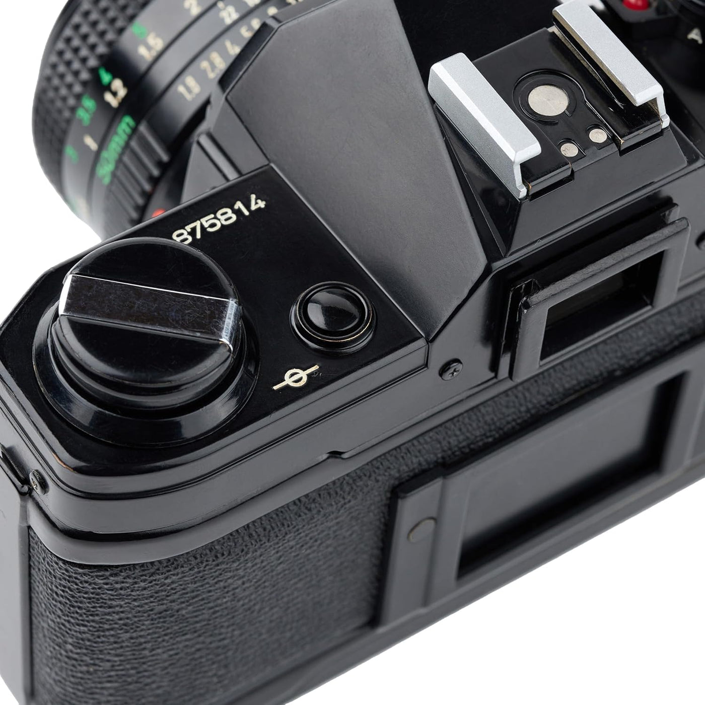 Cámara de película Canon AE-1 35 mm SRL con enfoque manual (negra)...