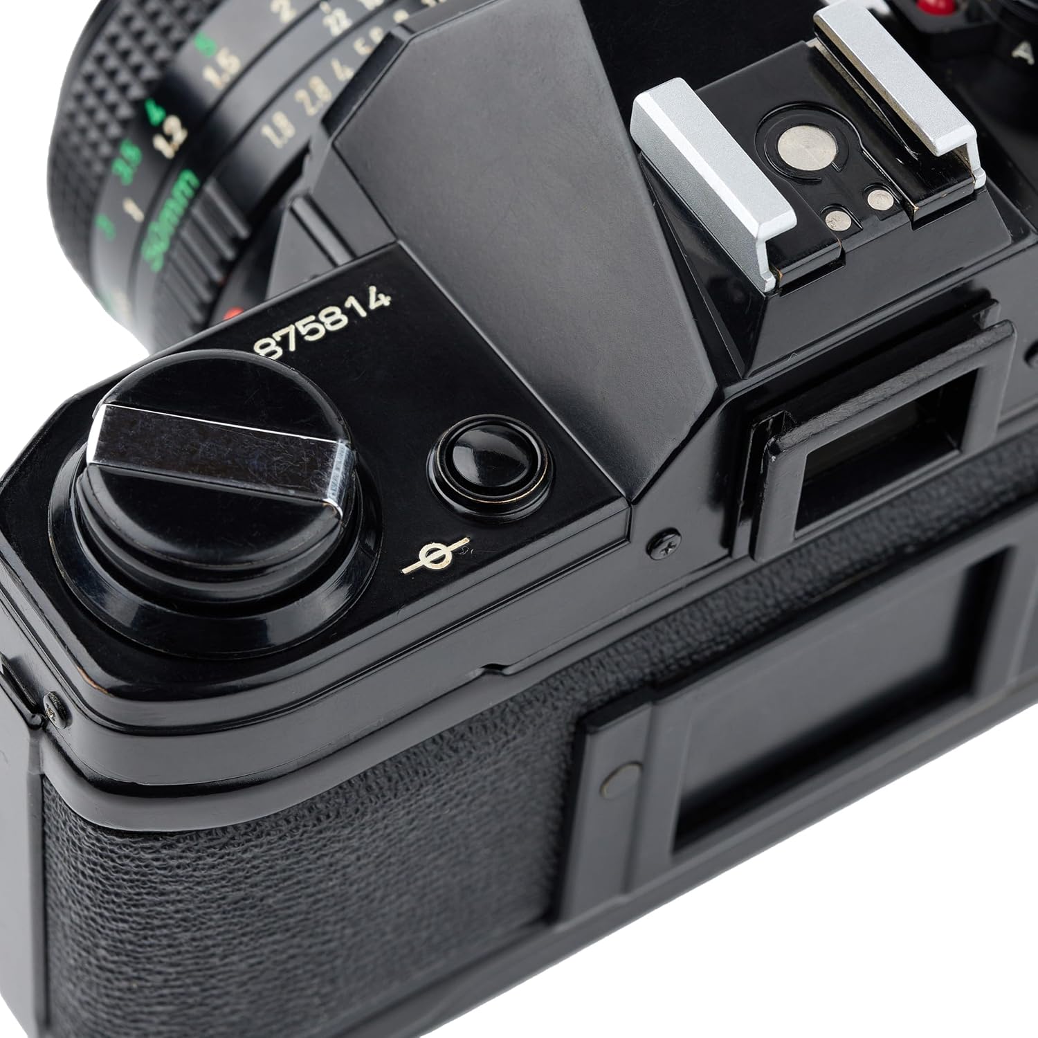 Cámara de película Canon AE-1 35 mm SRL con enfoque manual (negra)...