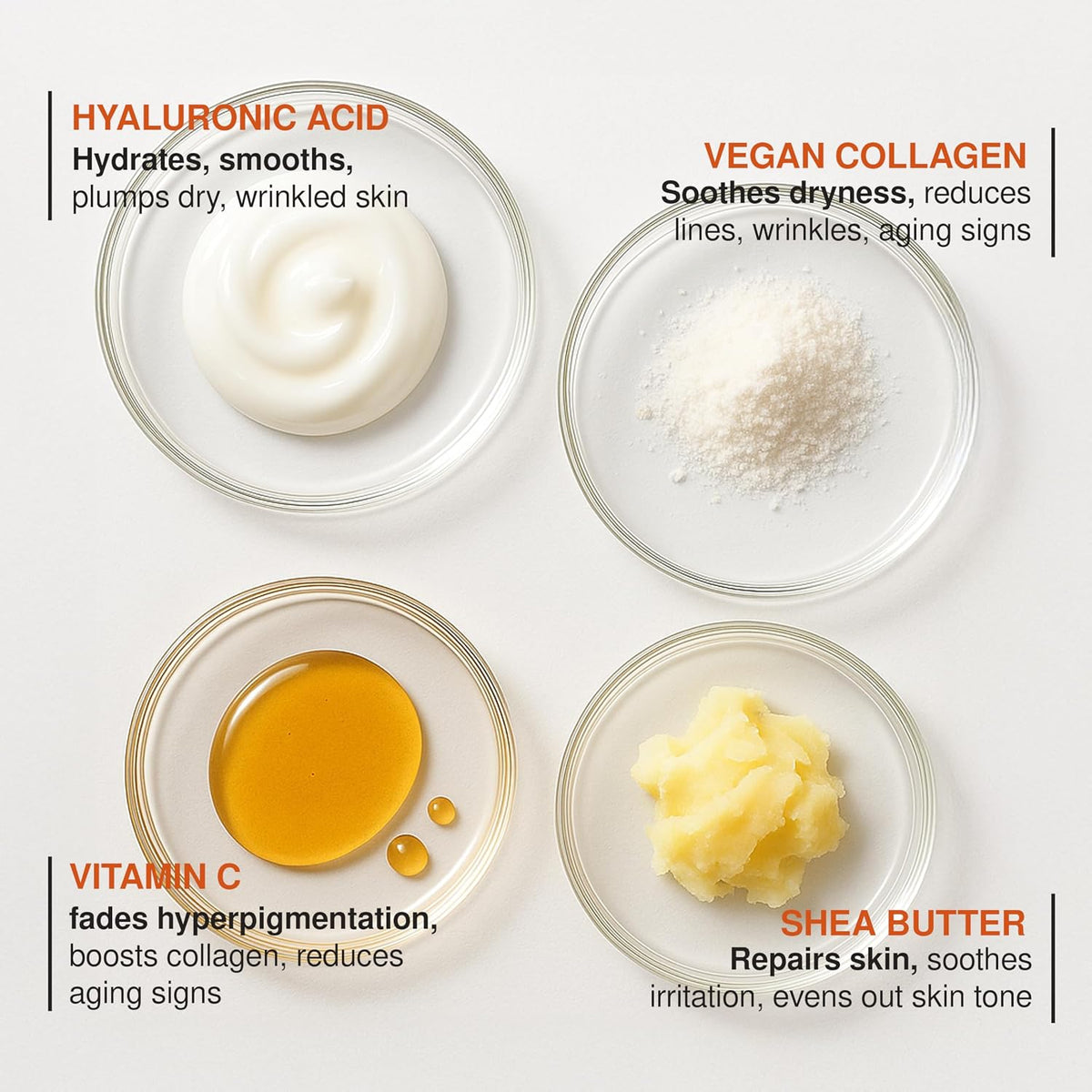 Clear Visage Suero de vitamina C para la cara con colágeno, probado...