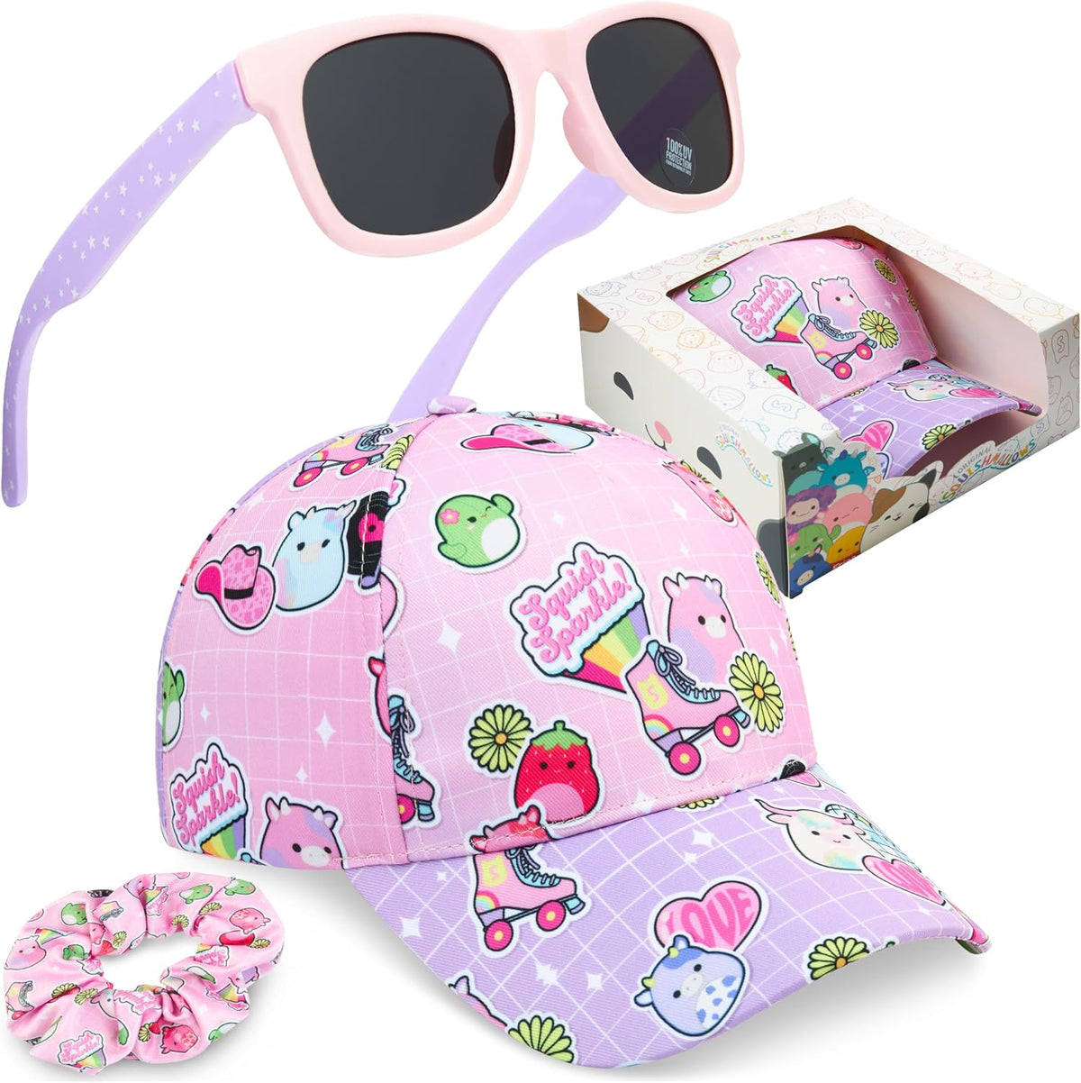 Get Trend Hello Kitty | Barbie | Squishmallows - Gorra de béisbol p...