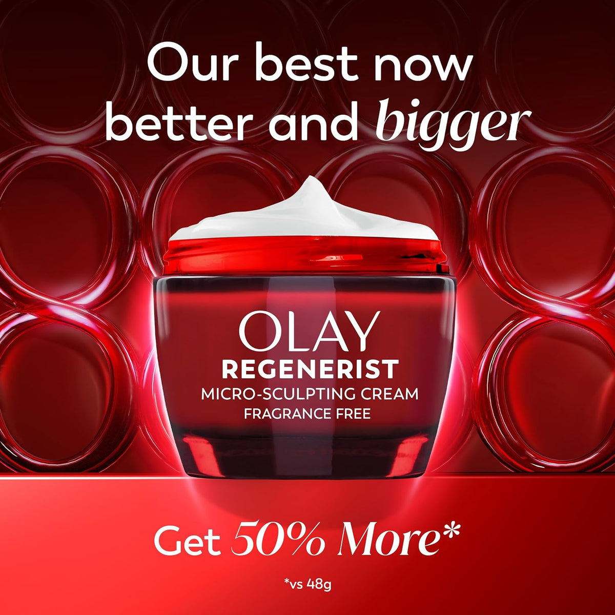 Olay Crema hidratante facial Regenerist para mujer, sin fragancia,...
