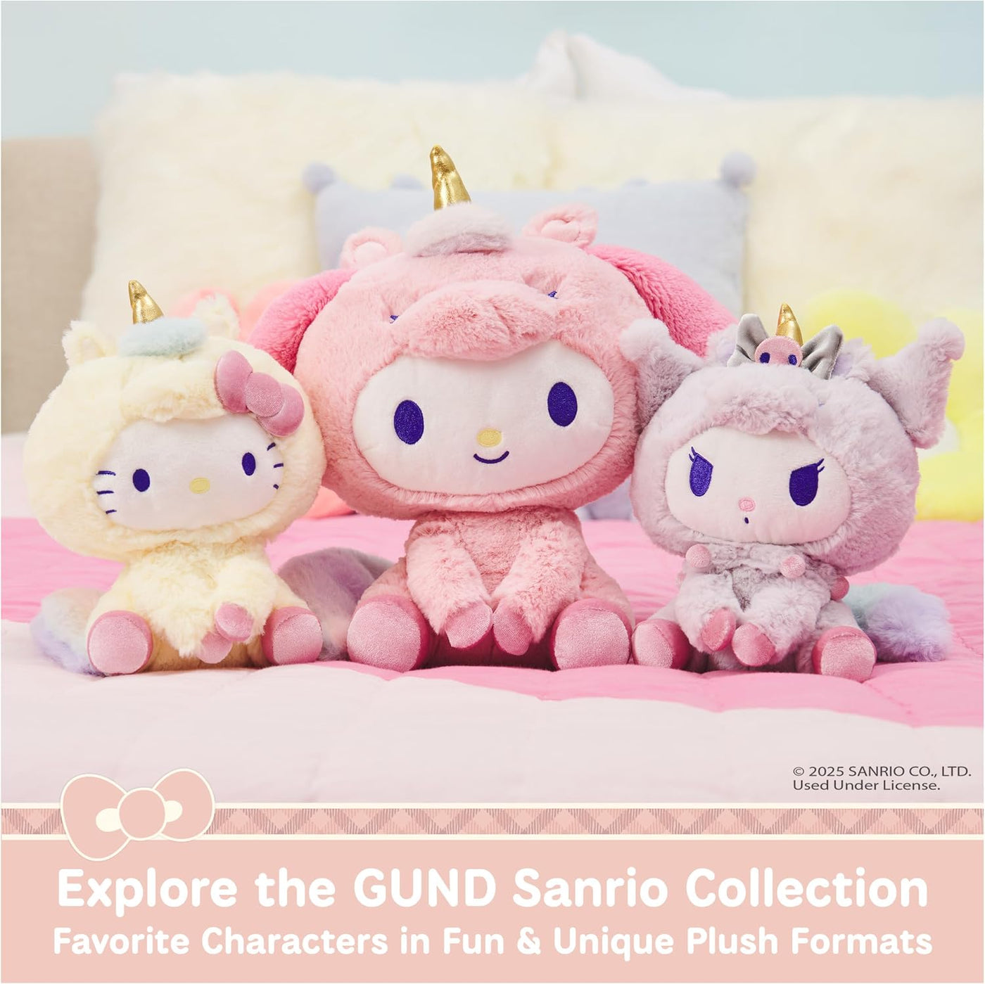 GUND Sanrio My Melody - Traje de oso de peluche de 10 pulgadas para...
