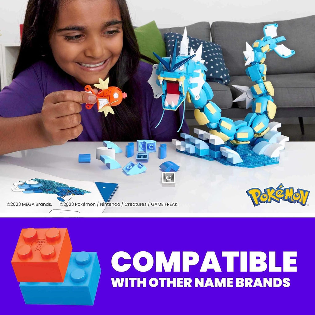 MEGA - Juego de juguetes de construcción de figuras de acción Pokém...