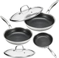 Legacy Culinaryware Sartén de acero inoxidable de tres capas, sarté...