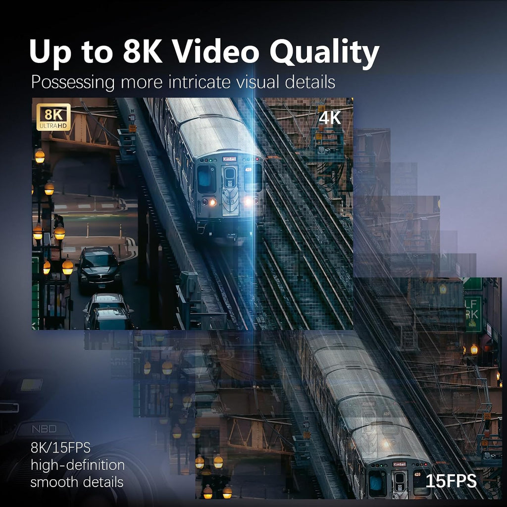 Cámara digital de 8K y 64MP para fotografía, zoom de 48X (óptico 16...