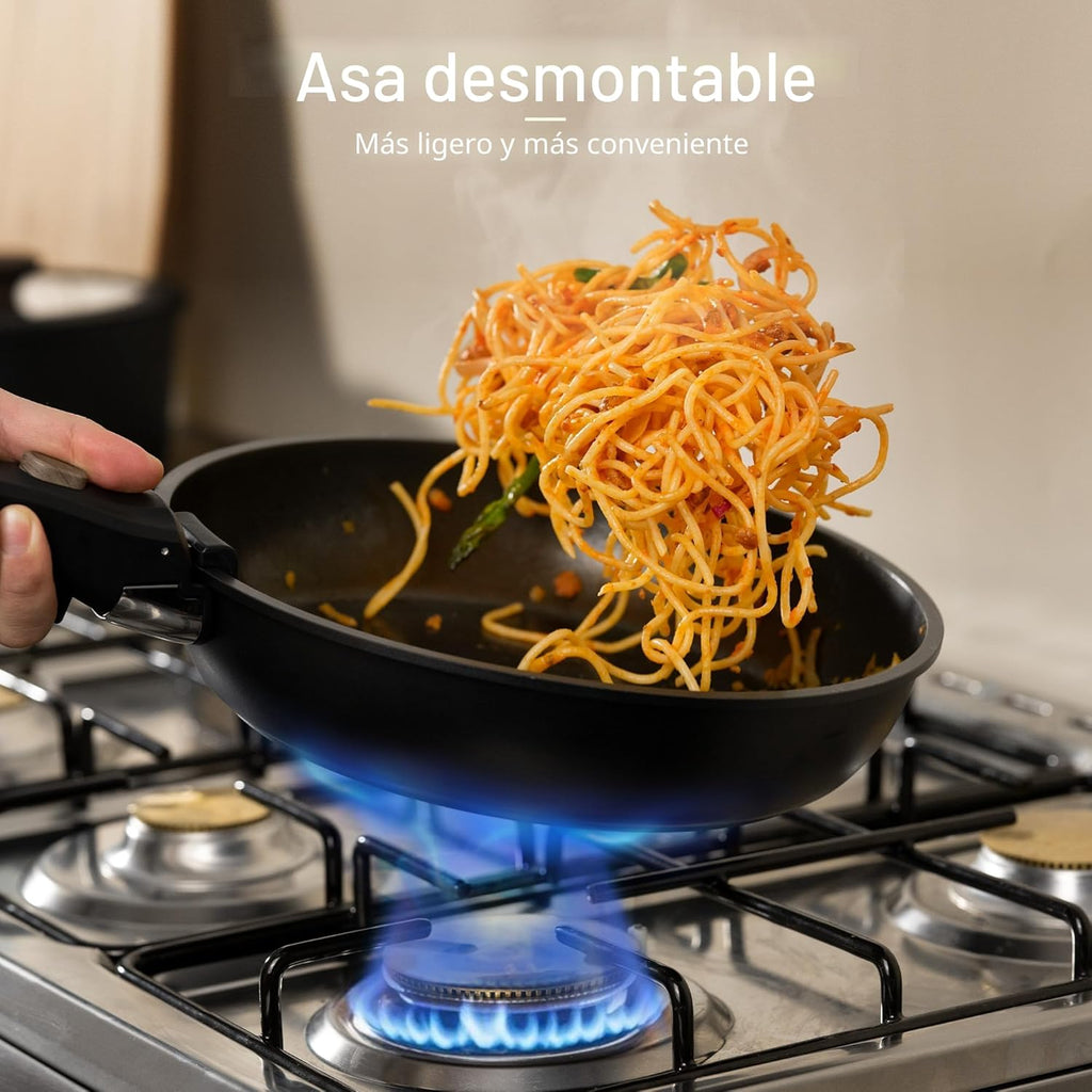 Astercook - Juego de utensilios de cocina de cerámica antiadherente...