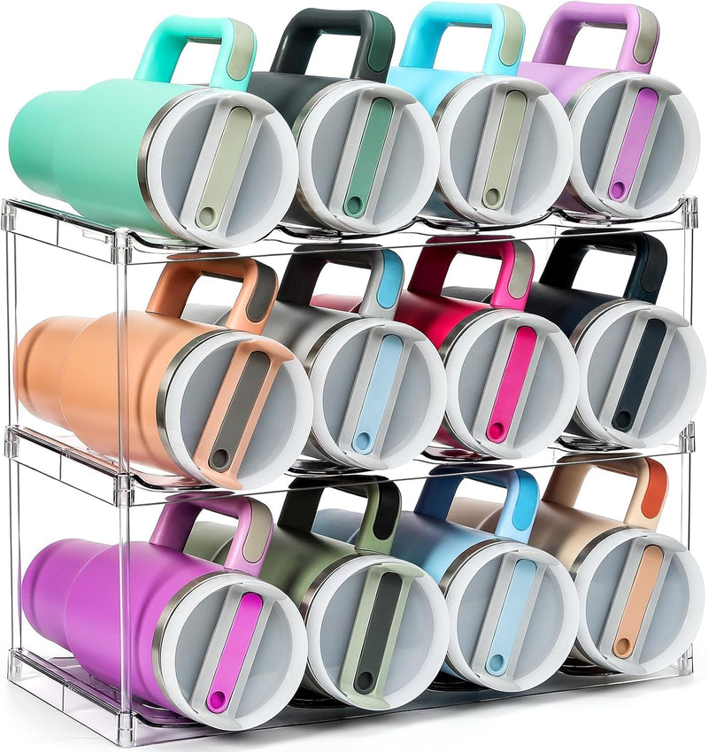 Organizador de botellas de agua prémium para Stanley de 40 onzas y...