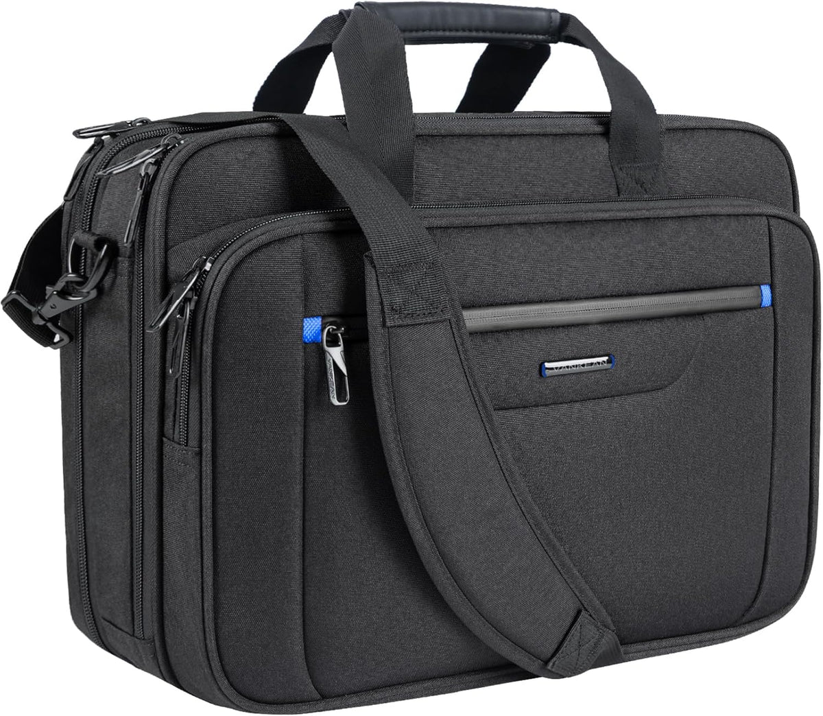 VANKEAN Laptop Briefcase Fits 15.6"-16" Laptop Slim Expandable Shou...