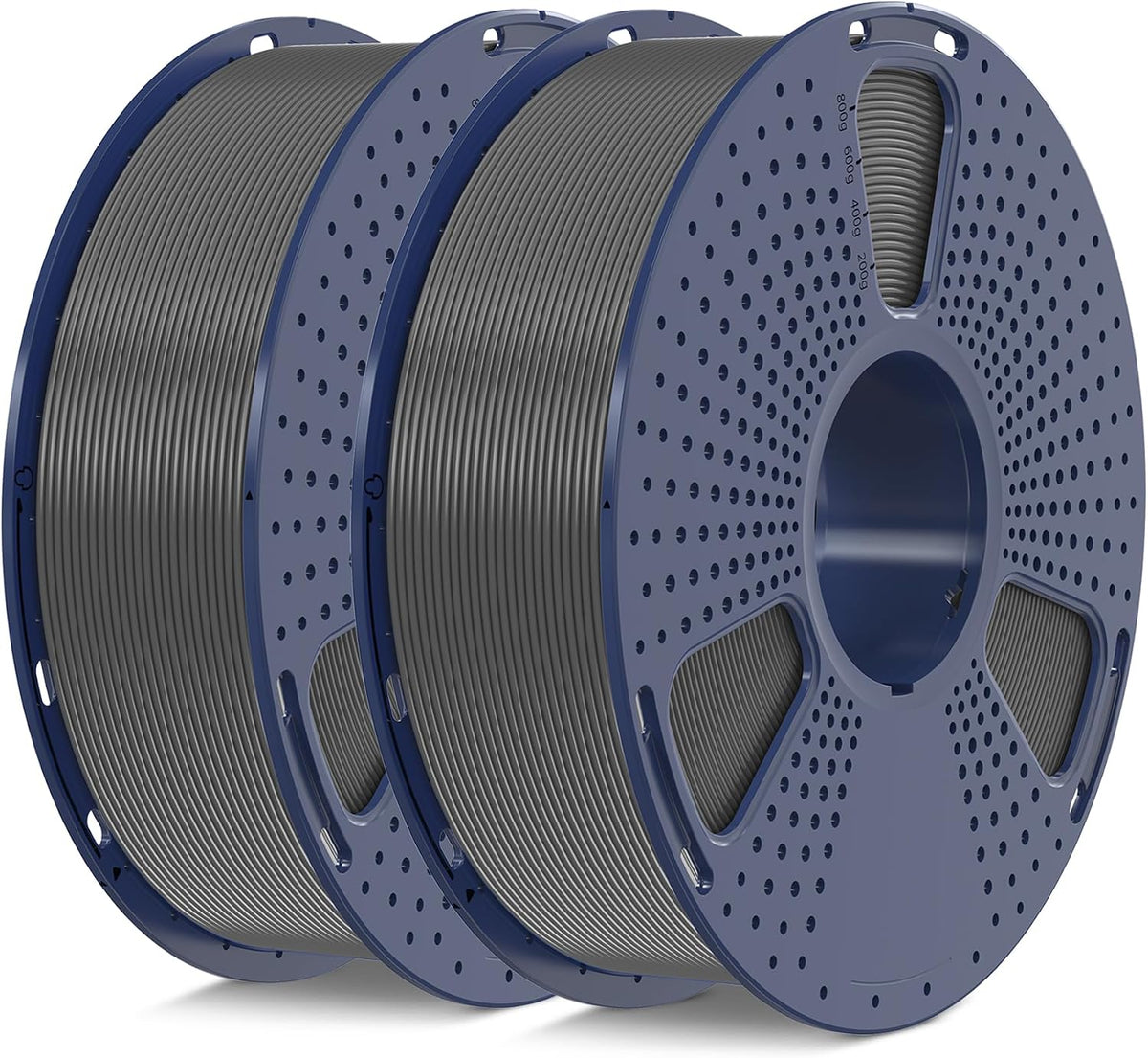 SUNLU Filamento PLA Plus para impresora 3D de 0.07 in, 4.4 lbs, gri...