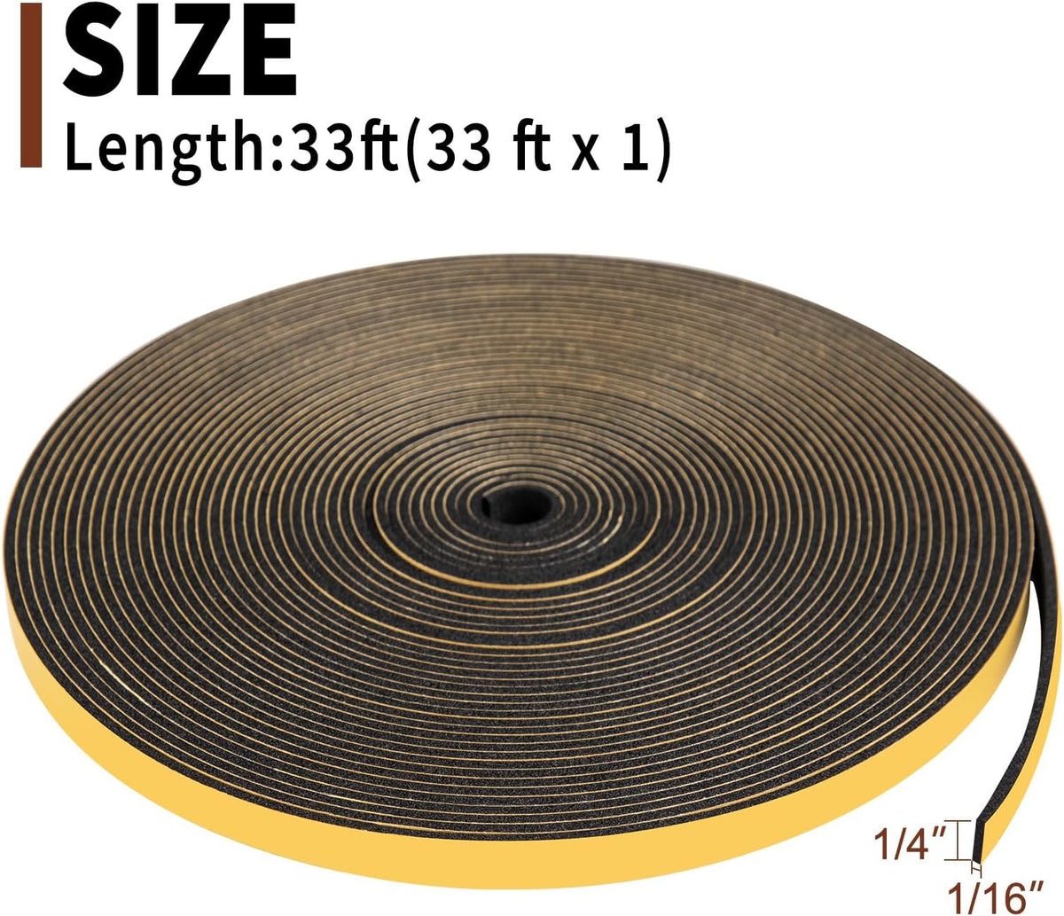 Yotache Burlete (.25) 1\/4 pulgadas de ancho x 1\/16 pulgadas de gr...