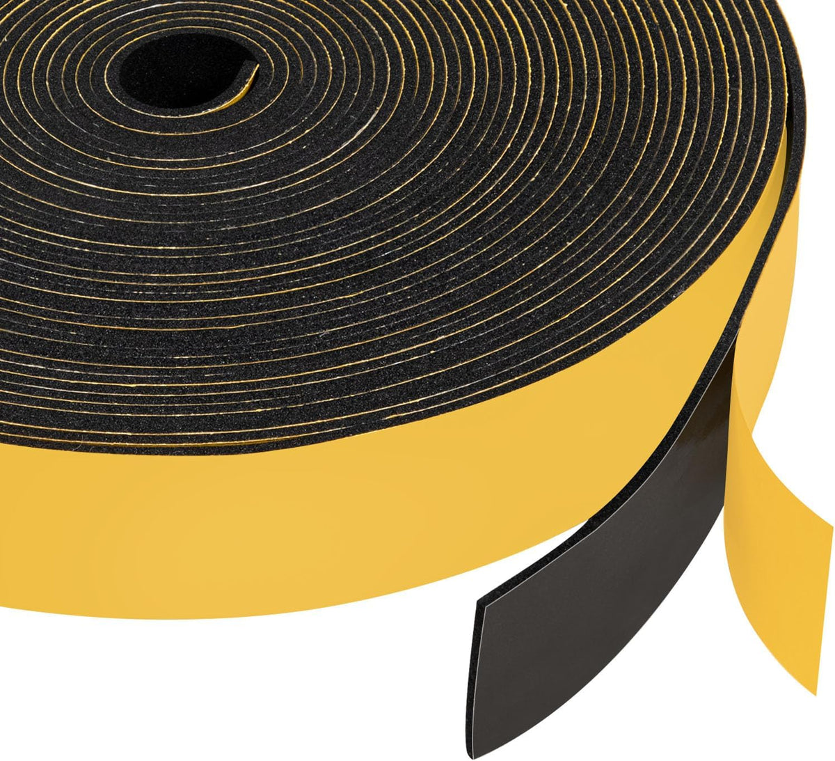 Yotache Cinta de espuma de goma de neopreno de 1 pulgada de ancho x...