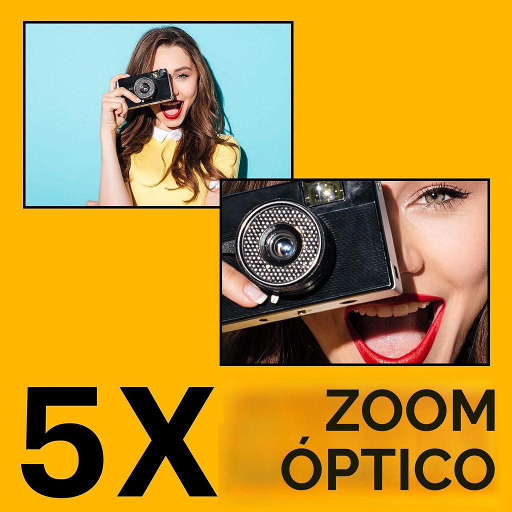 KODAK PIXPRO FZ55 - Cámara digital compacta de 16 MP, zoom óptico 5...