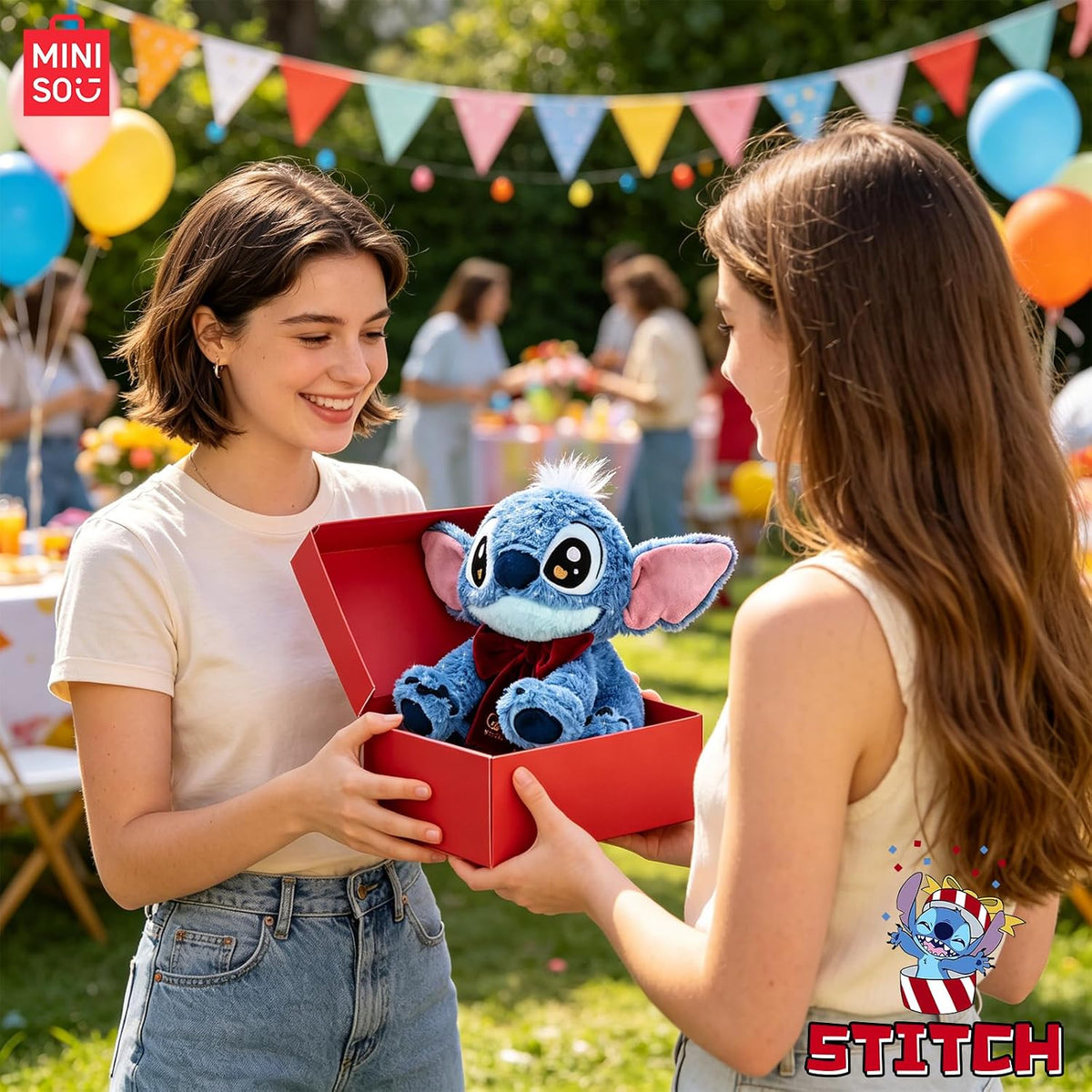 MINISO Disney Stitch - Peluche de 10 pulgadas, colección Lilo&amp;S...