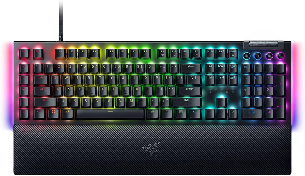 Razer BlackWidow V4 X - Teclado mecánico para juegos: Teclas verdes...