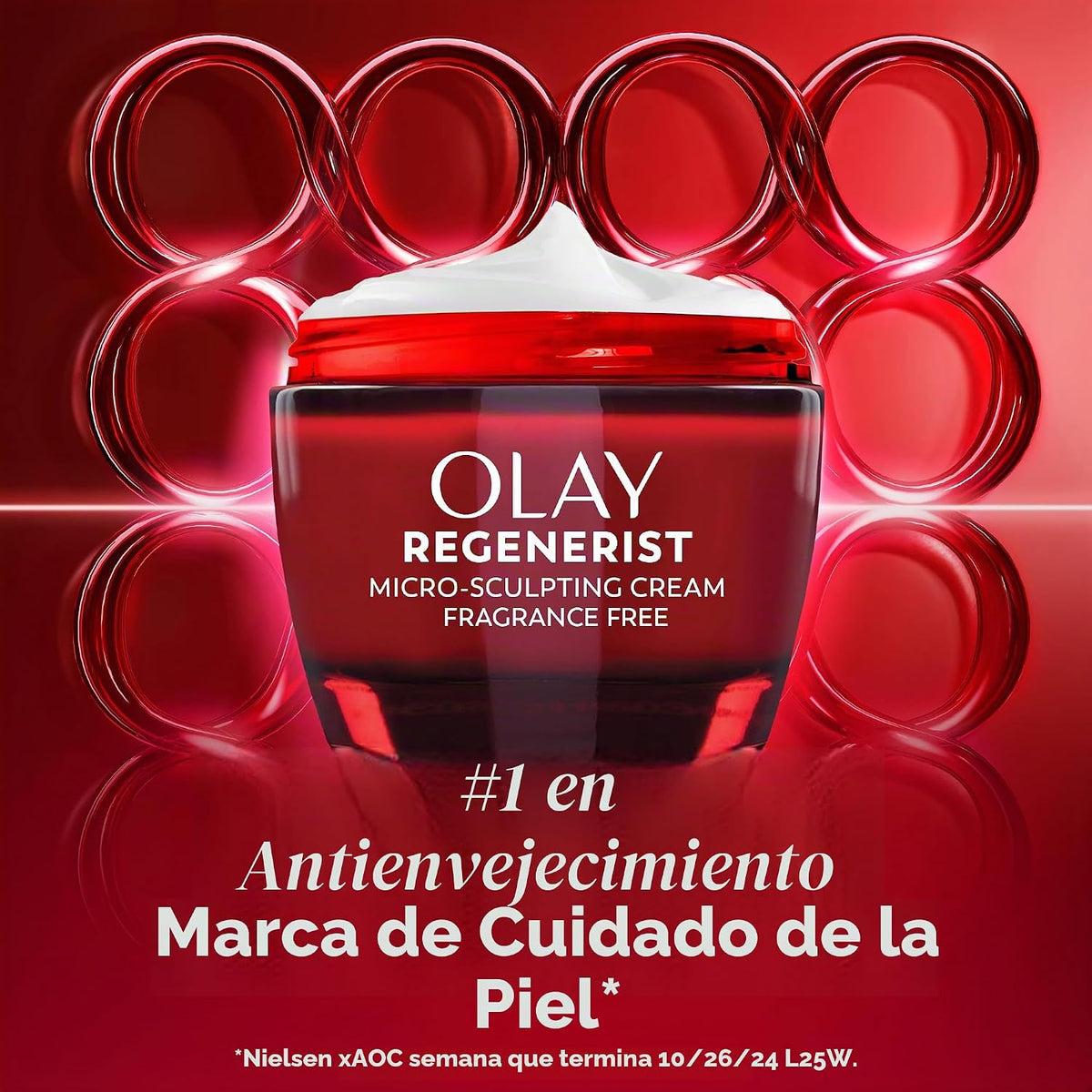 Olay Crema hidratante facial Regenerist para mujer, sin fragancia,...