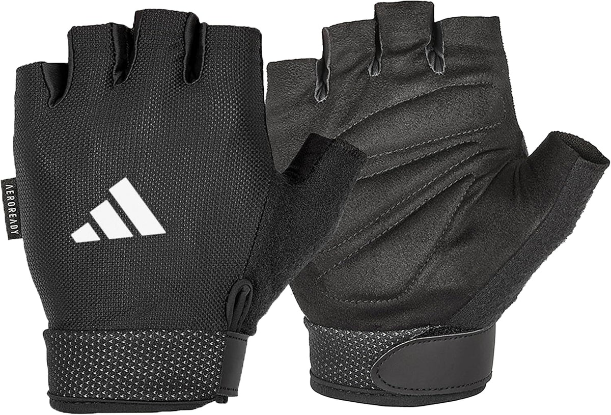 adidas Guantes esenciales de entrenamiento y levantamiento de pesas...