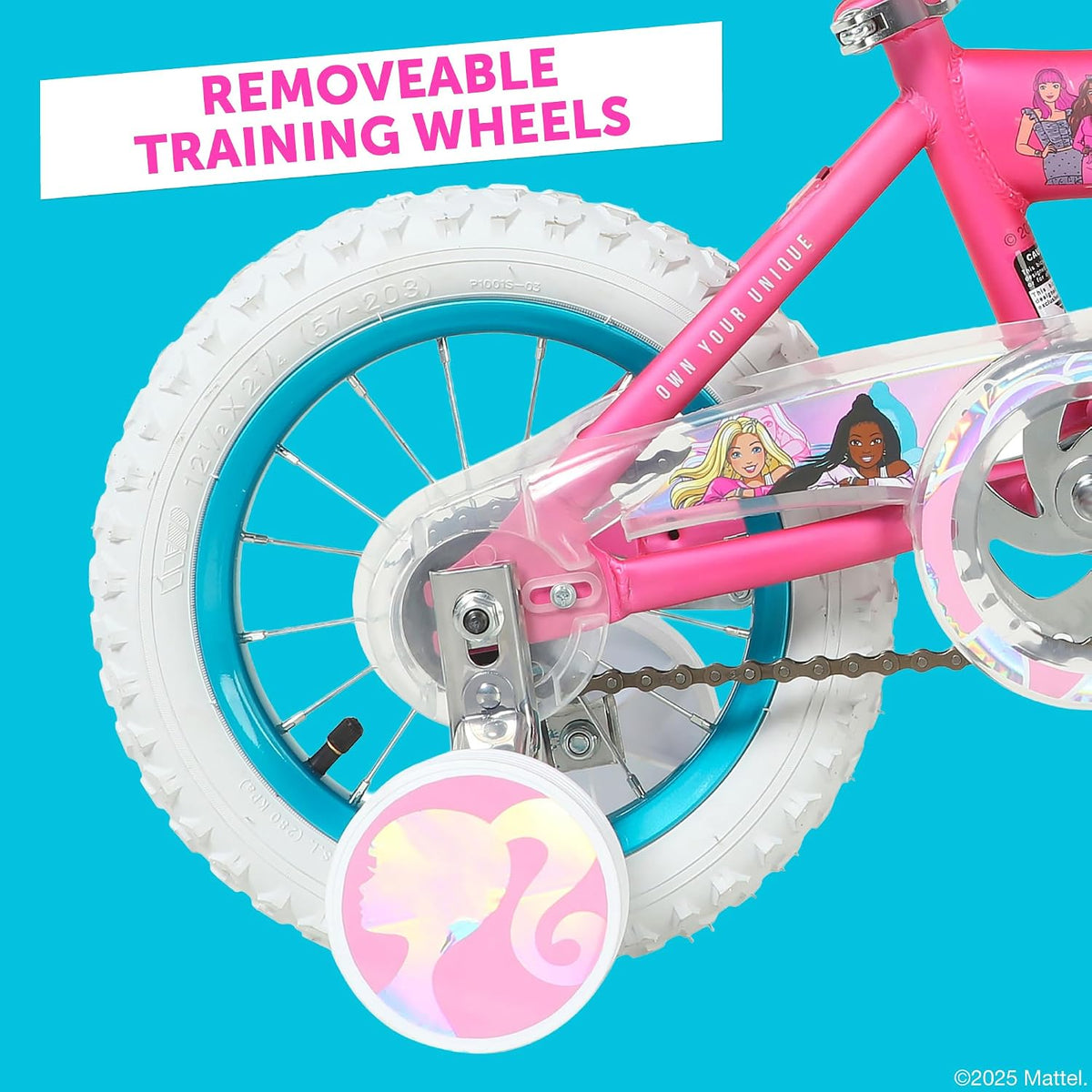 Bicicleta para niñas Dynacraft Barbie de 12, 16 y 18 pulgadas para...