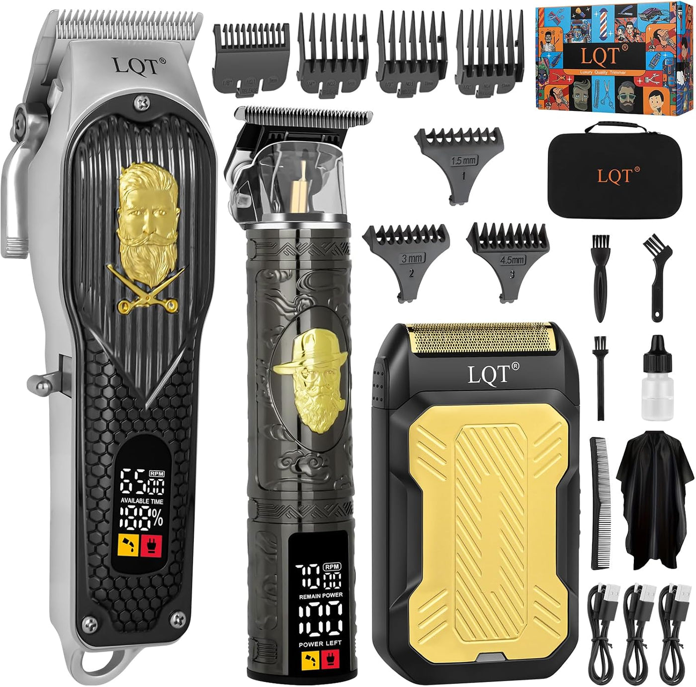 LQT - Cortadora de pelo profesional para hombres, cortadora de pelu...