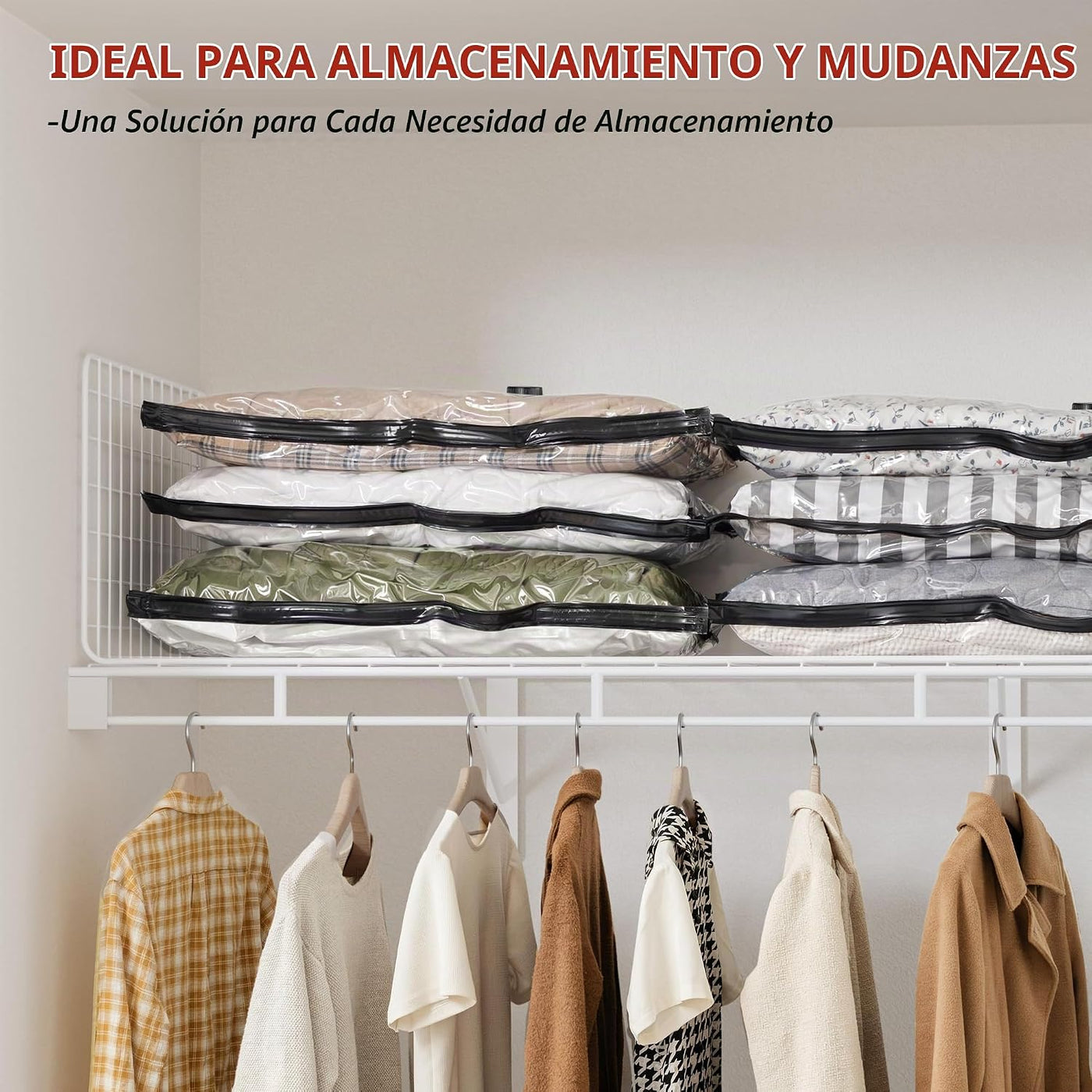 Paquete de 18 bolsas de almacenamiento al vacío de viaje para ropa...