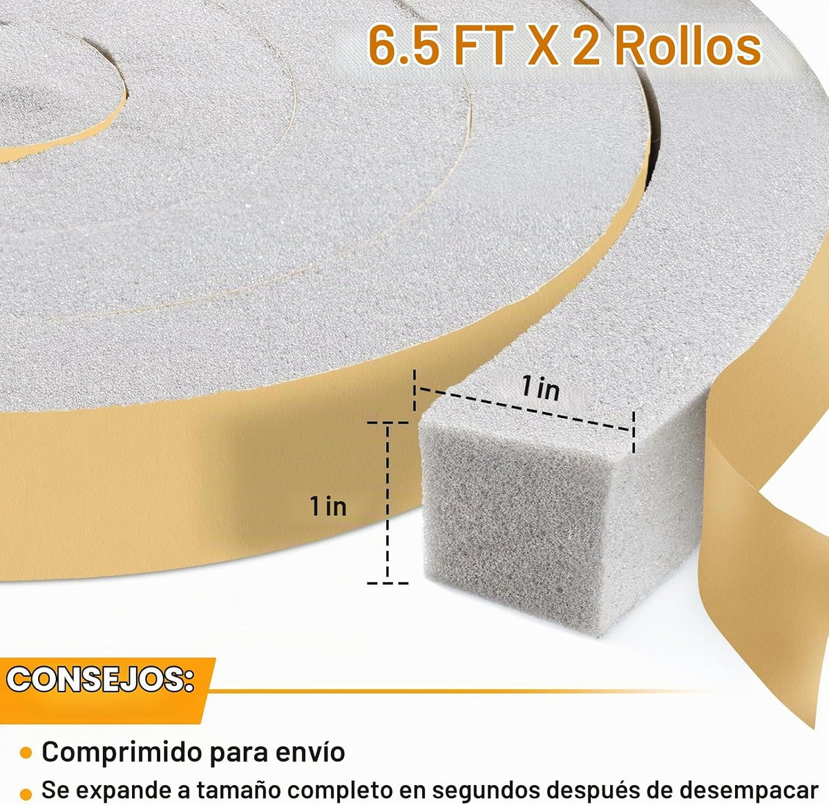 Cinta de espuma de alta densidad para aire acondicionado para venta...