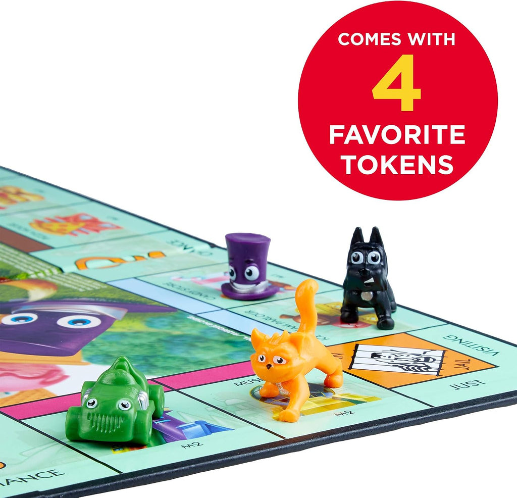 Monopoly Junior - Juego de mesa para 4 jugadores, a partir de 5 años