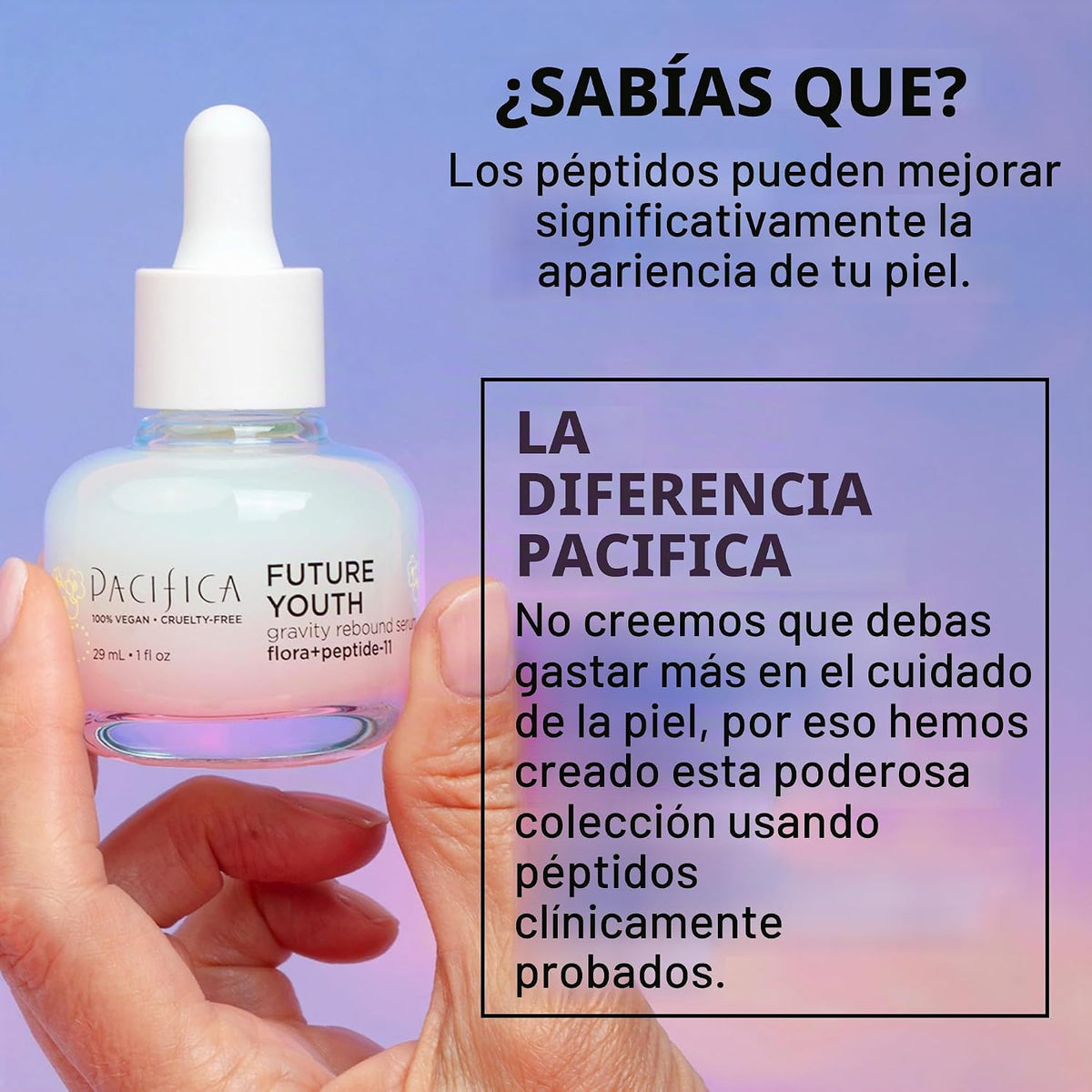 Pacifica Future Youth Gravity Rebound Face Serum - Suero facial rea...