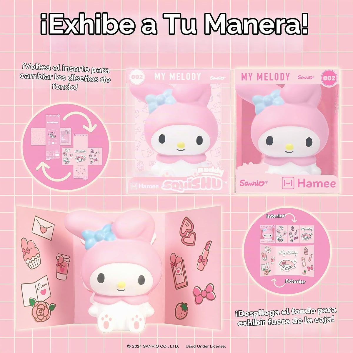 Hamee SquiSHU Buddy Hello Kitty and Friends My Melody, lindo regalo...