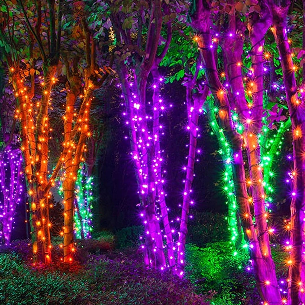 Dazzle Bright - Guirnalda de luces para Halloween, 300 LED, 100 pie...