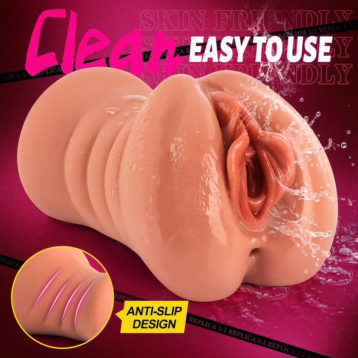 Soarppie Masturbador masculino de bolsillo coño - juguete sexual pa...