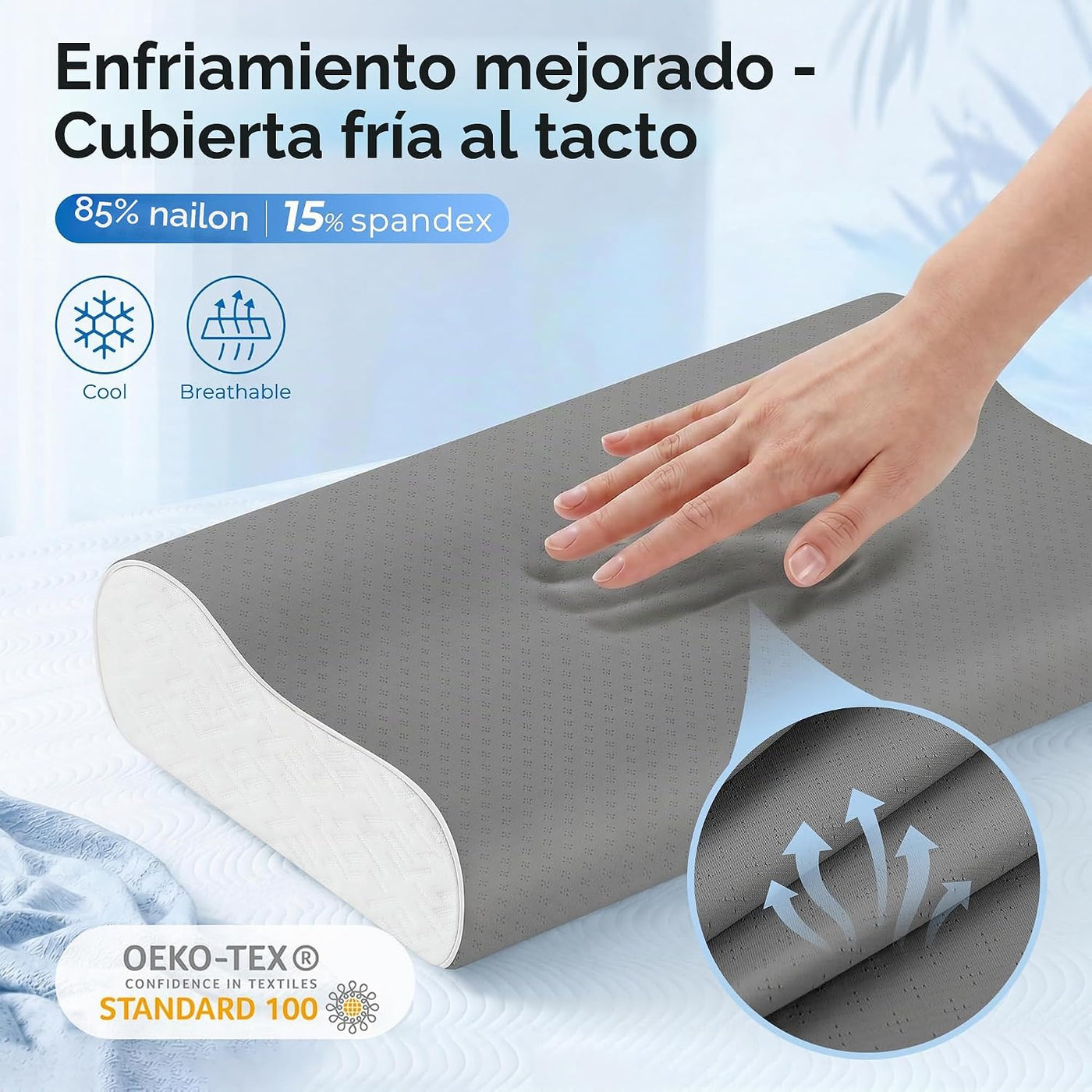 Elviros Almohada cervical de la cama de la almohada del cuello de l...