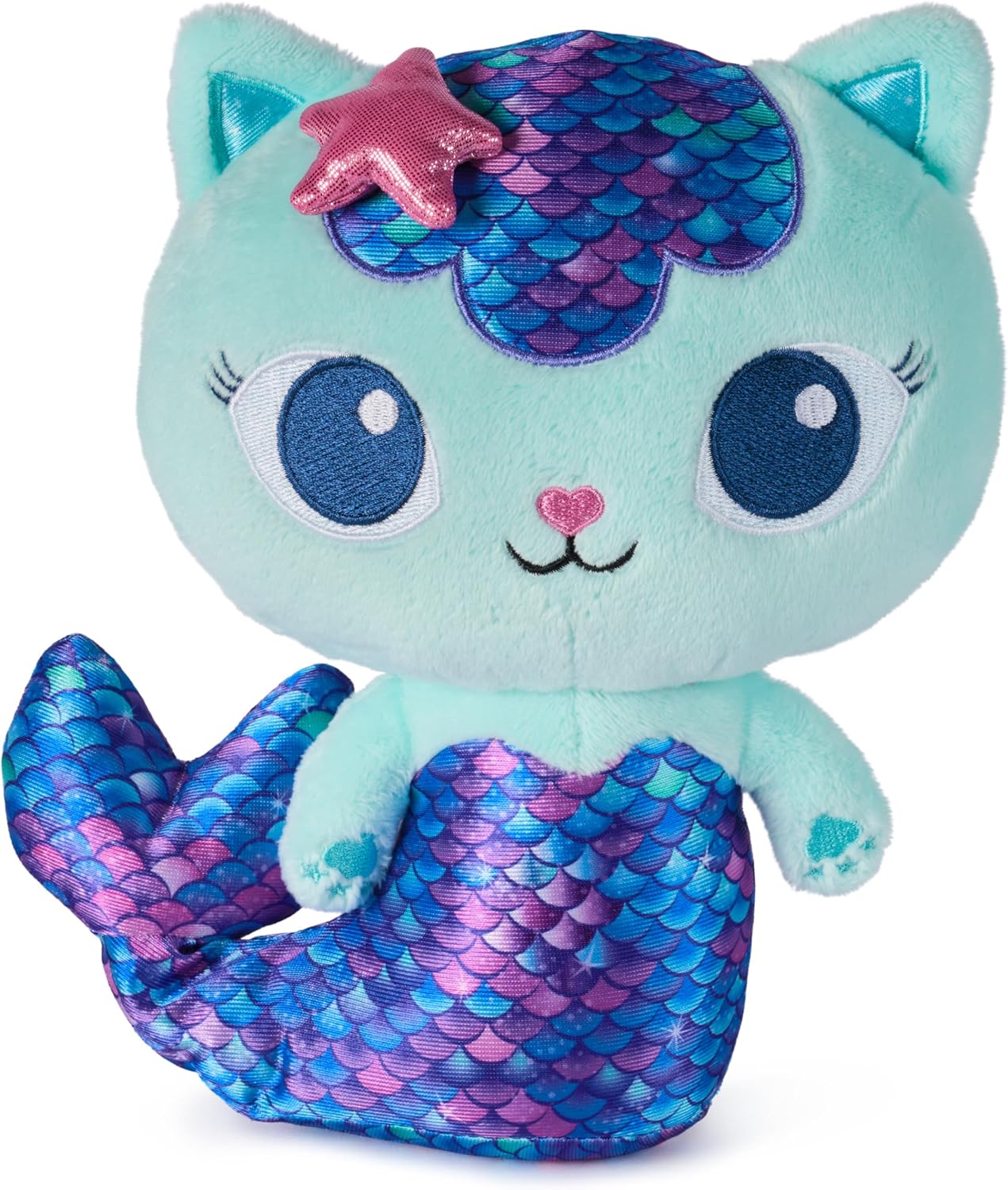 Gabby's Dollhouse, Fin-Tastic Mercat Premium - Juguete de peluc...