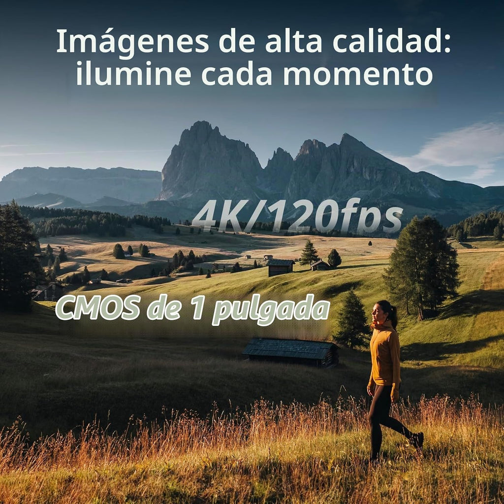 DJI Osmo Pocket 3, cámaras de vlogging con CMOS de 1 pulgada y cáma...