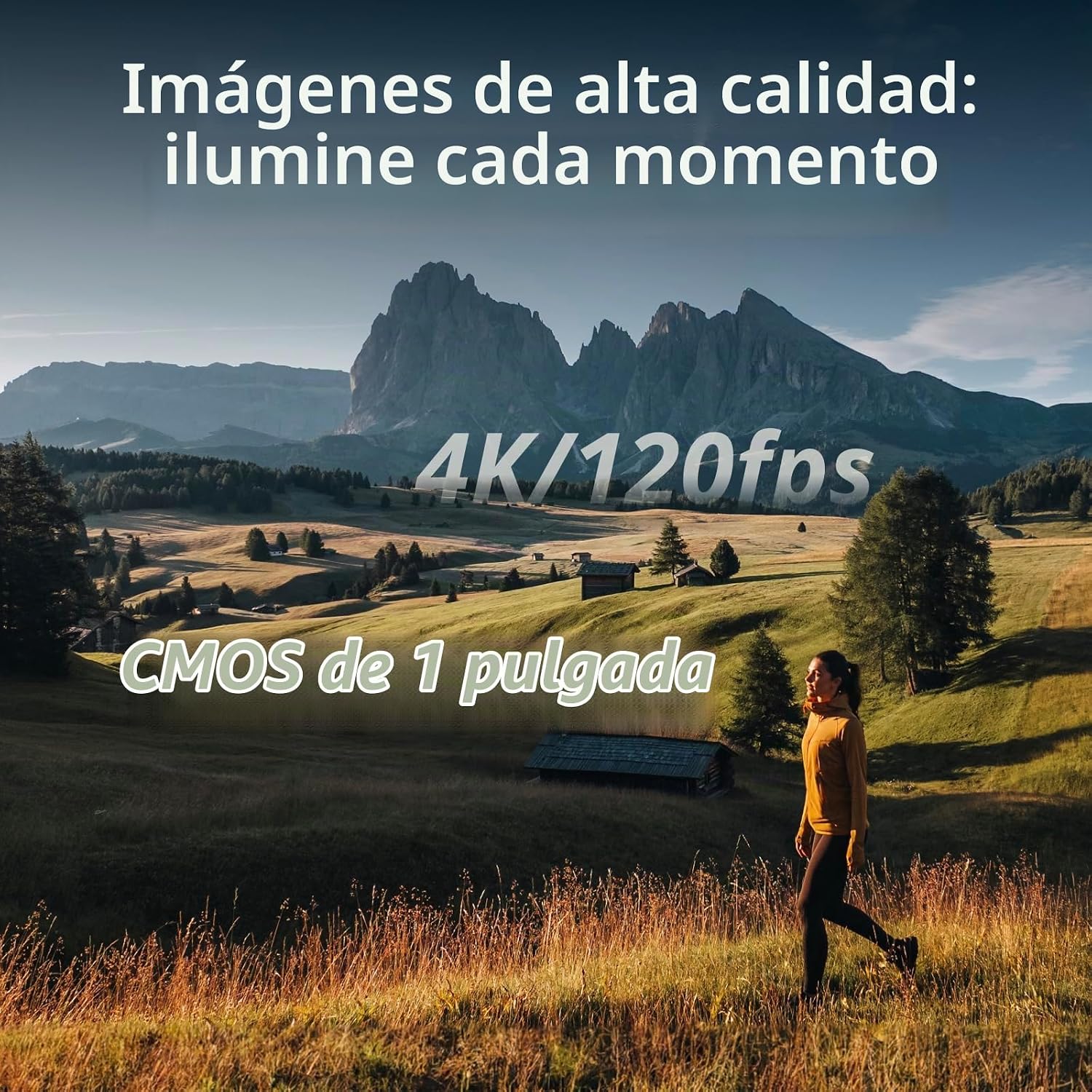 DJI Osmo Pocket 3, cámaras de vlogging con CMOS de 1 pulgada y cáma...