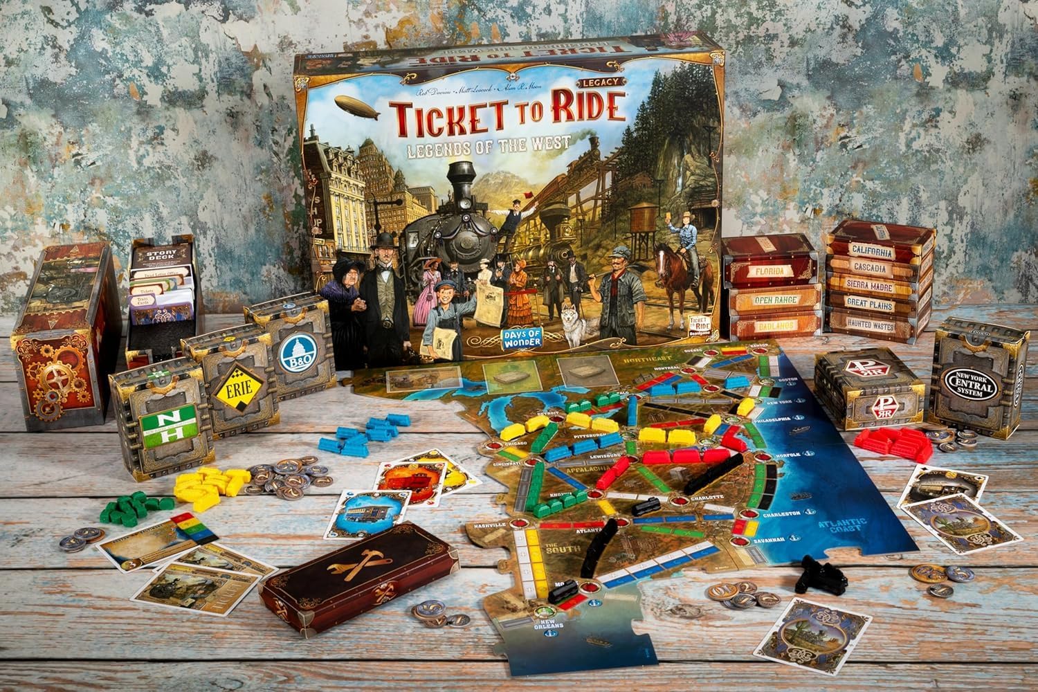 Asmodee Ticket to Ride Legacy: Legends of The West Juego de mesa -...