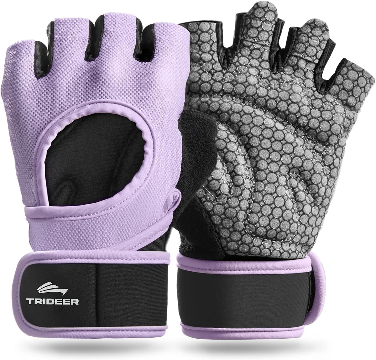 Trideer Guantes de levantamiento de pesas para mujeres y hombres |...