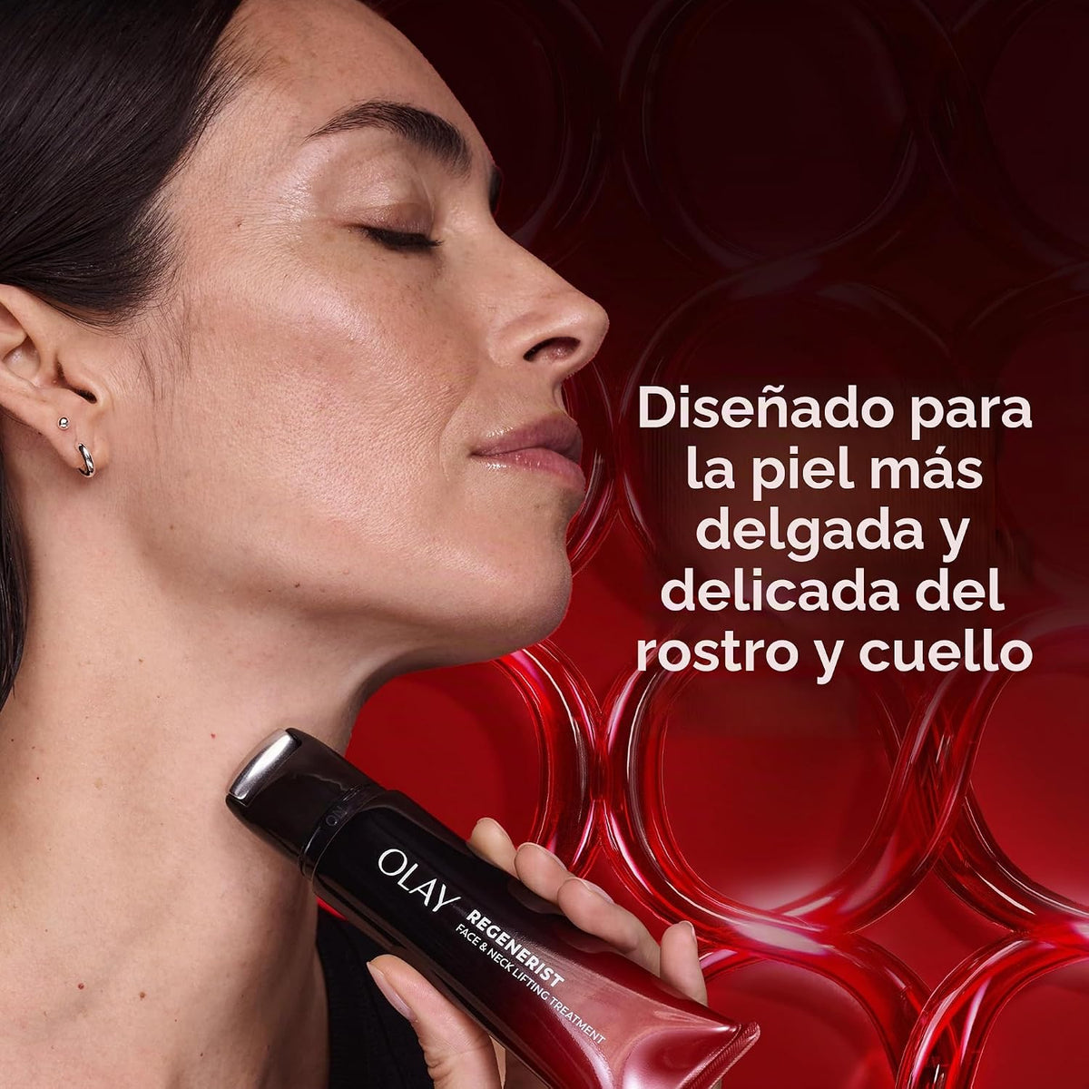 Olay Regenerist - Rodillo de cuello y cara, crema para el cuello pa...