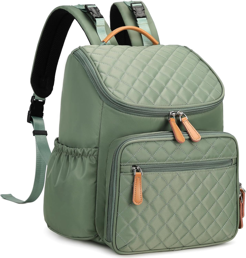 LORADI Mochila ligera para pañales, mediana | Clips para cochecito,...
