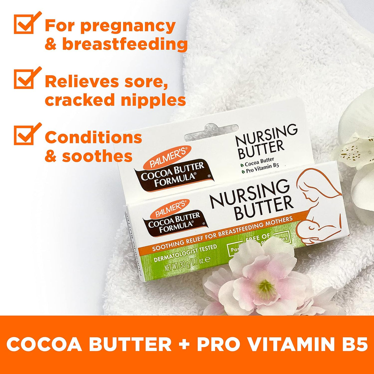 Palmer's Postpartum Essentials Kit para el cuidado de la piel con f...