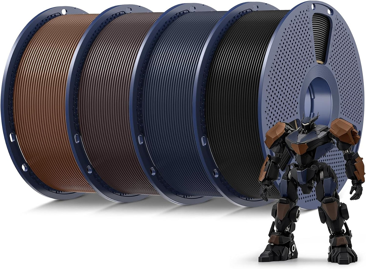 SUNLU Filamento PLA para impresora 3D, multicolor, paquete de 4 | N...