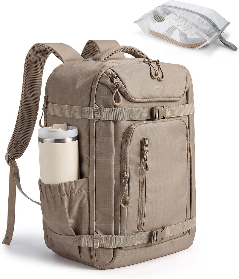 Mochila de viaje BAGSMART para mujeres y hombres, mochila de transp...