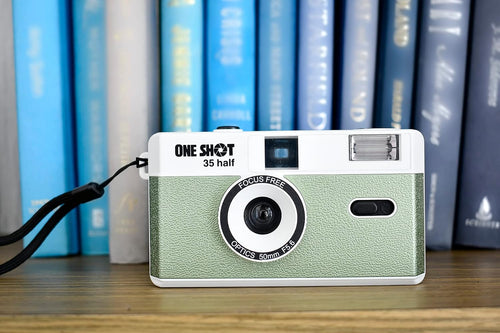 1 Shot Cámara de película de punto y disparo de 35mm reutilizable,...