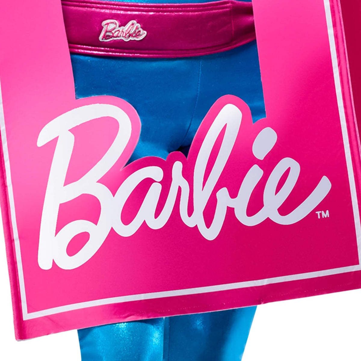 Rubies Barbie: Disfraz de caja de muñeca Barbie para adultos, talla...
