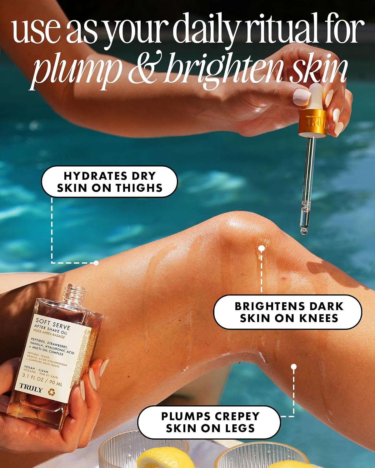 Truly Aceite para después del afeitado Beauty Luxury | Tratamiento...