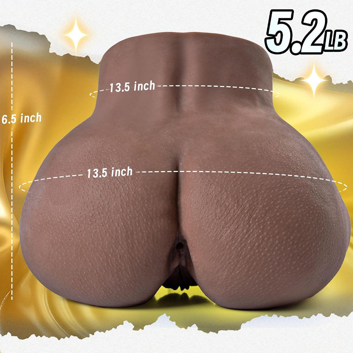 Muñeca Sexual de Coño de Bolsillo Negro Masturbador Masculino, Coño...