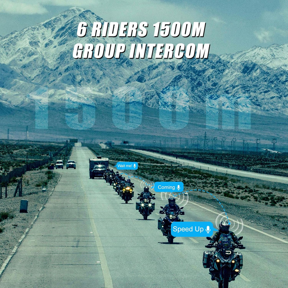 Auriculares Bluetooth FreedConn para motocicleta con cámara 2K de a...