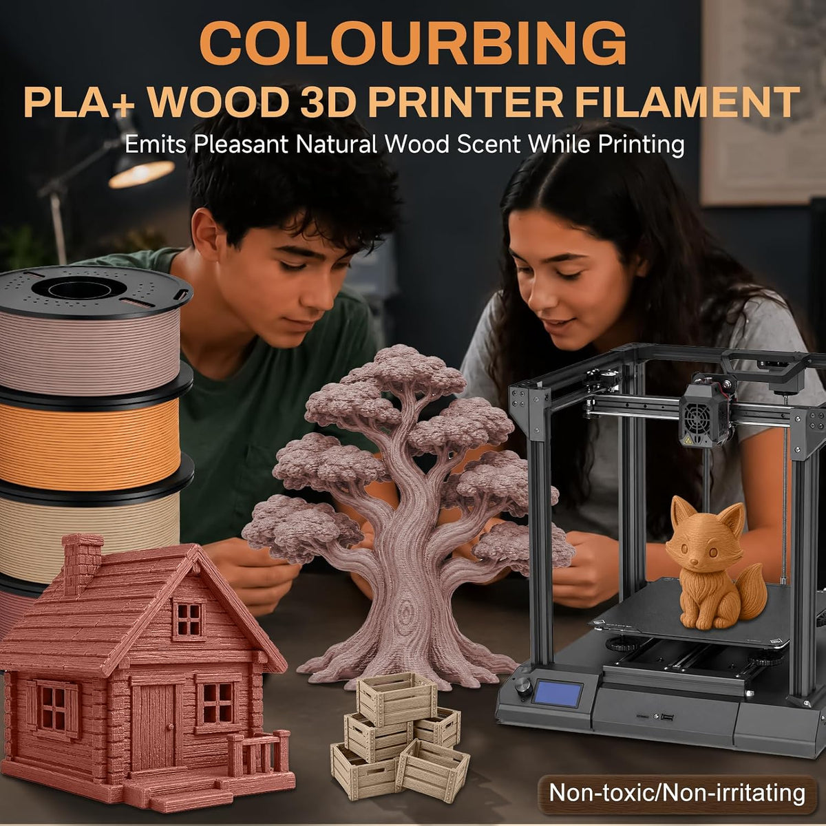 Colourbing - Filamento de impresión 3D PLA-SINGLE30